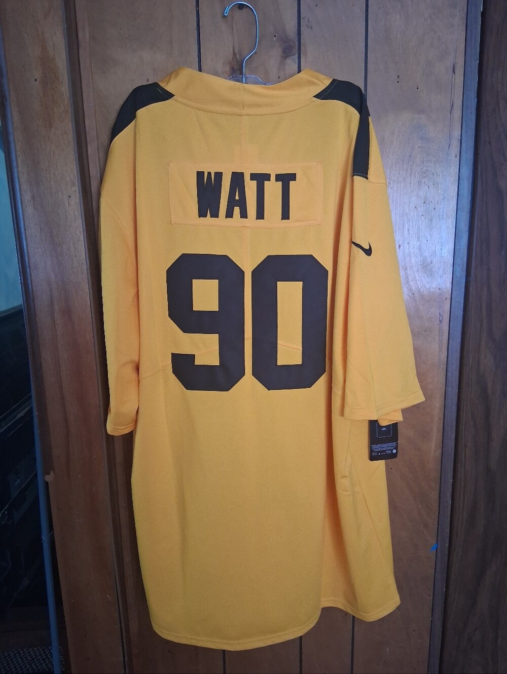 Mystery Sports Card With TJ Watt Pittsburgh Steelers XXL Jersey